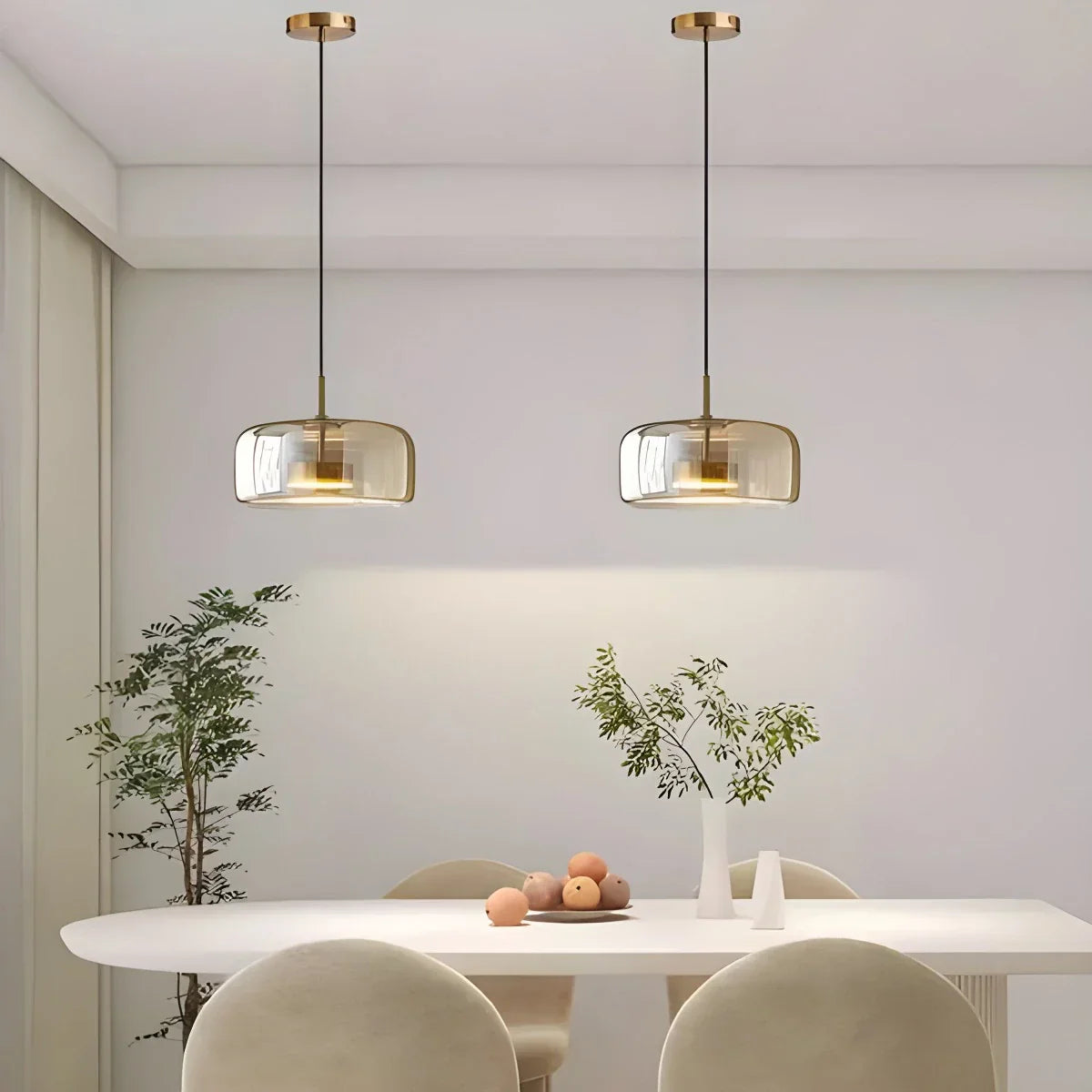 Alvaro – Suspension en verre nordique