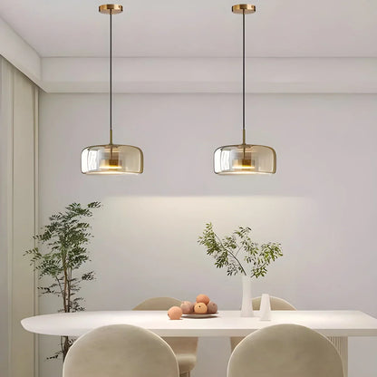 Alvaro – Suspension en verre nordique