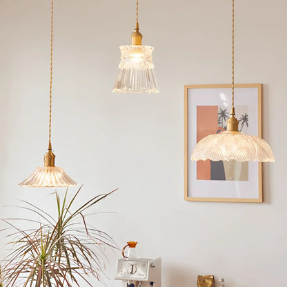 Hiroko – Suspension en verre rétro