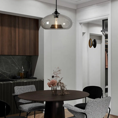 Riku – Suspension en verre loft nordique