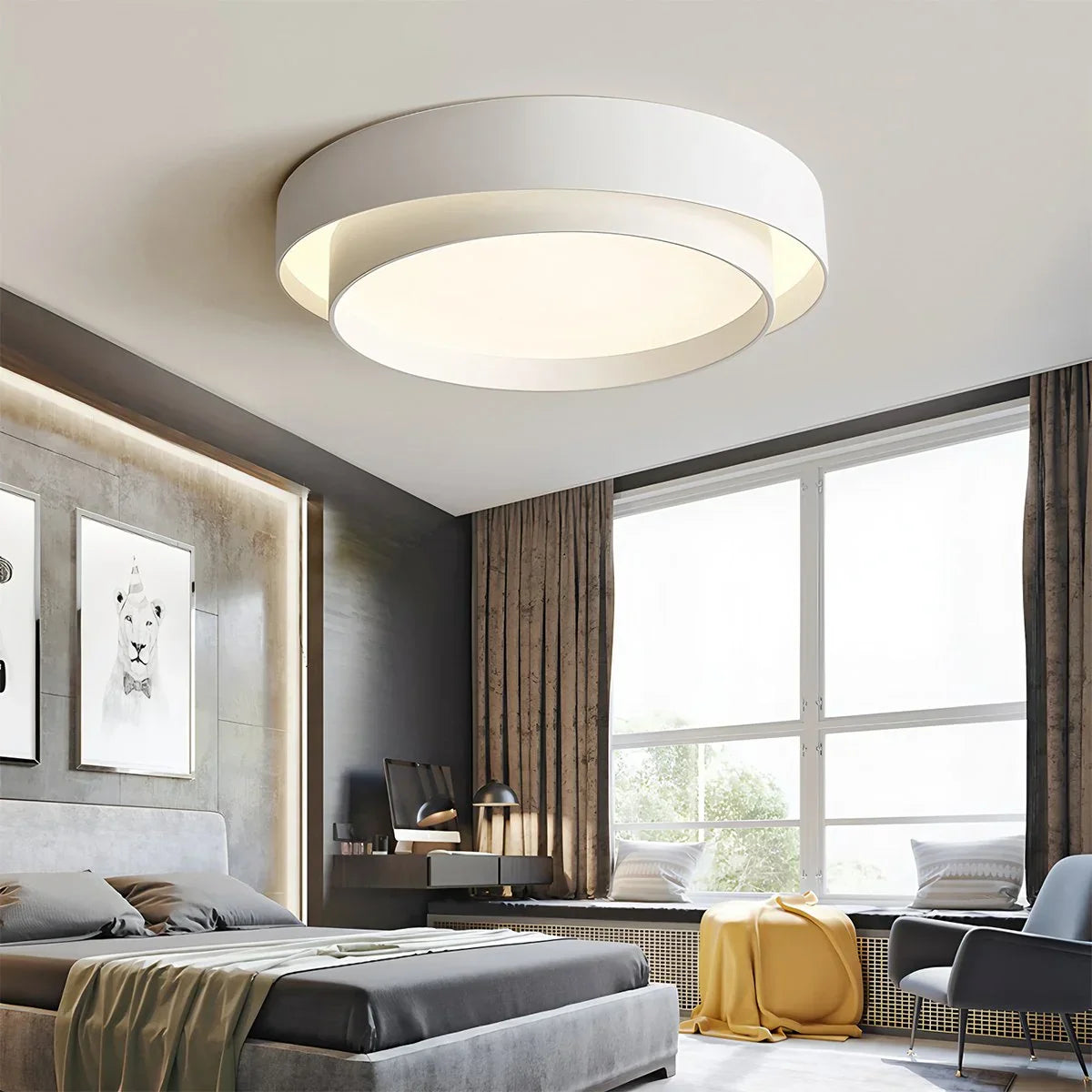 Rikka – Plafonnier LED rond