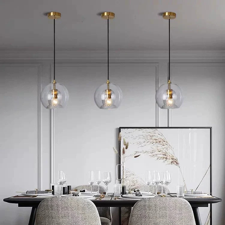 Harumi – Suspension en verre minimaliste