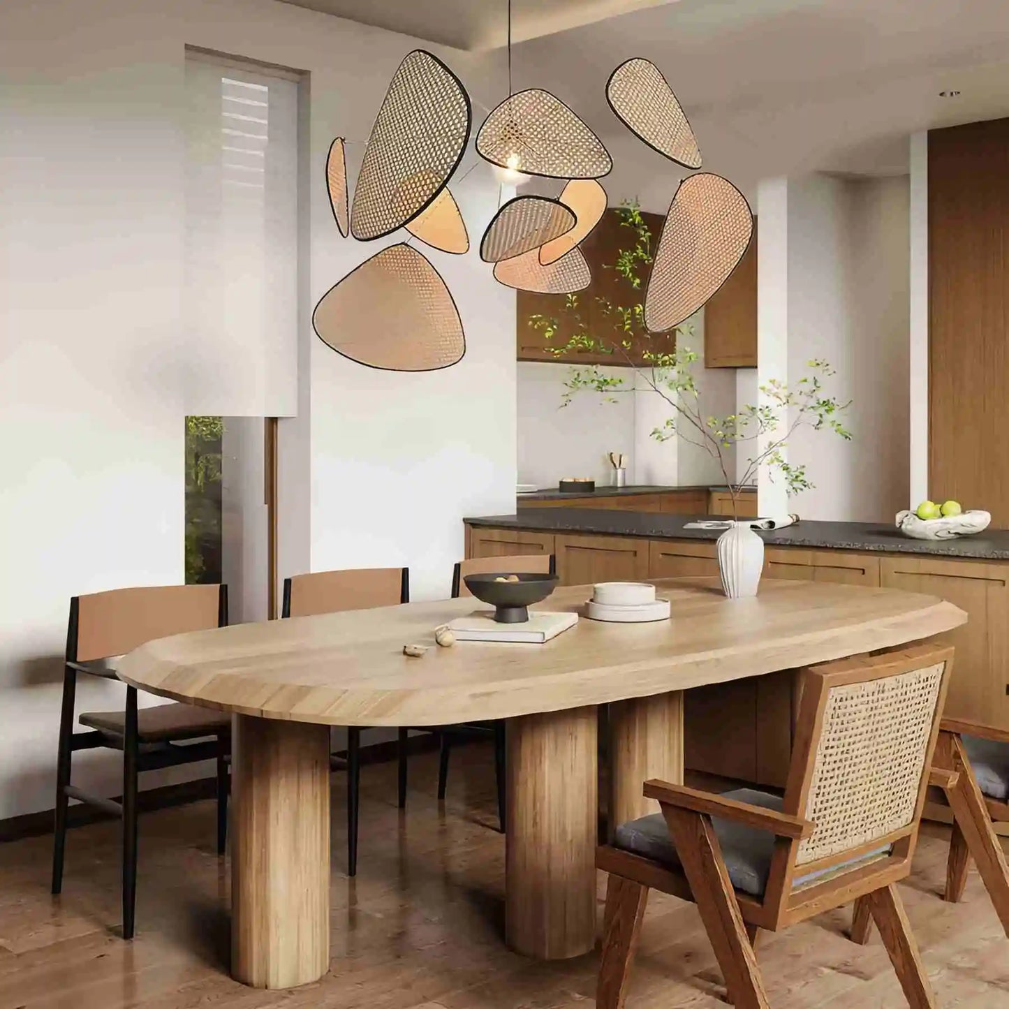 Kiyomi – Suspension en rotin japonaise