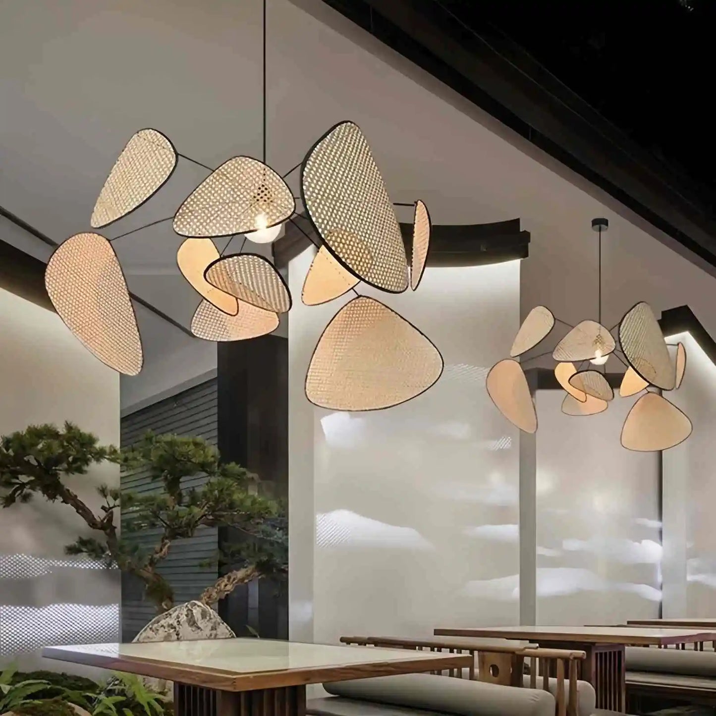 Kiyomi – Suspension en rotin japonaise