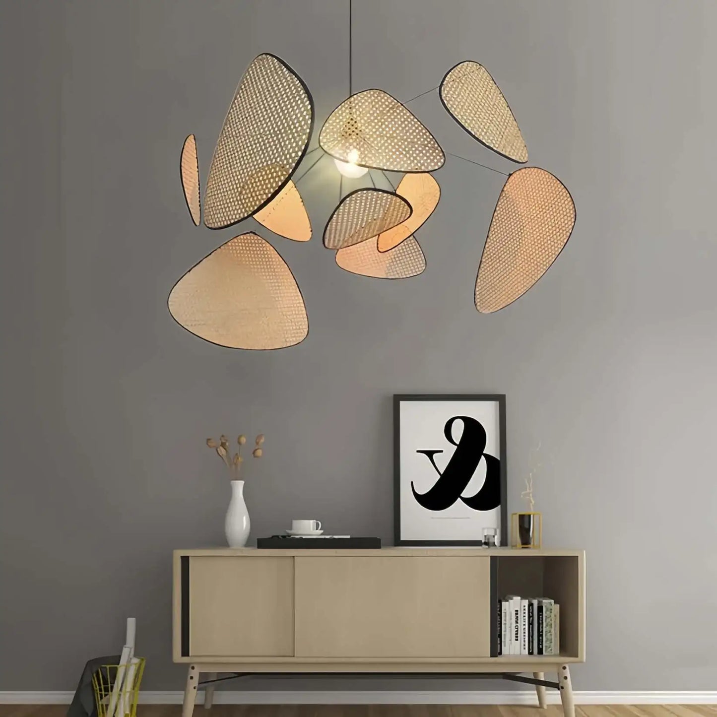 Kiyomi – Suspension en rotin japonaise
