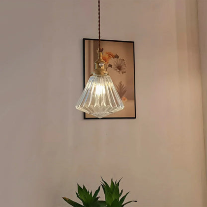 Hiroko – Suspension en verre rétro