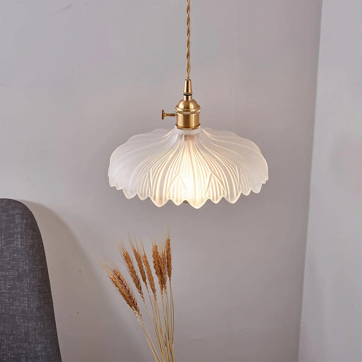 Hiroko – Suspension en verre rétro
