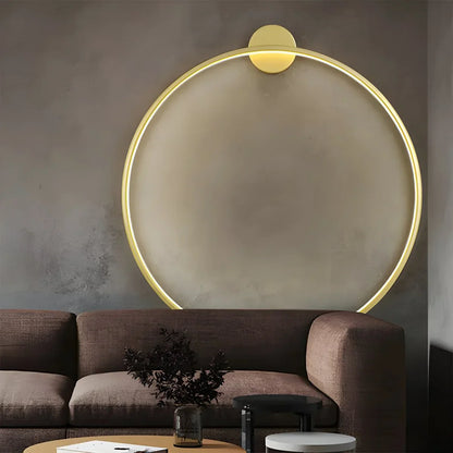 Mika – Applique murale cercle luxe léger