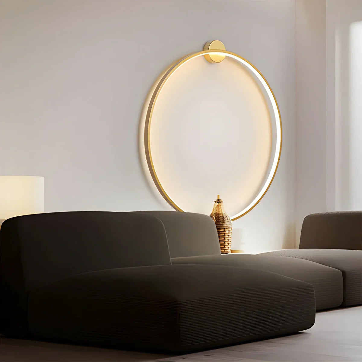Mika – Applique murale cercle luxe léger