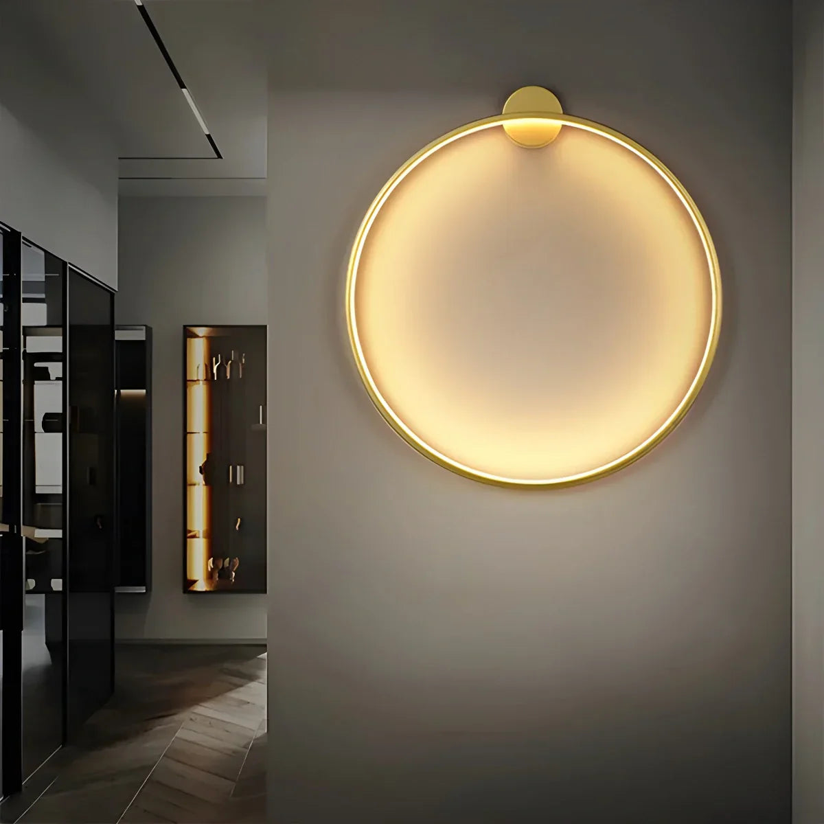 Mika – Applique murale cercle luxe léger