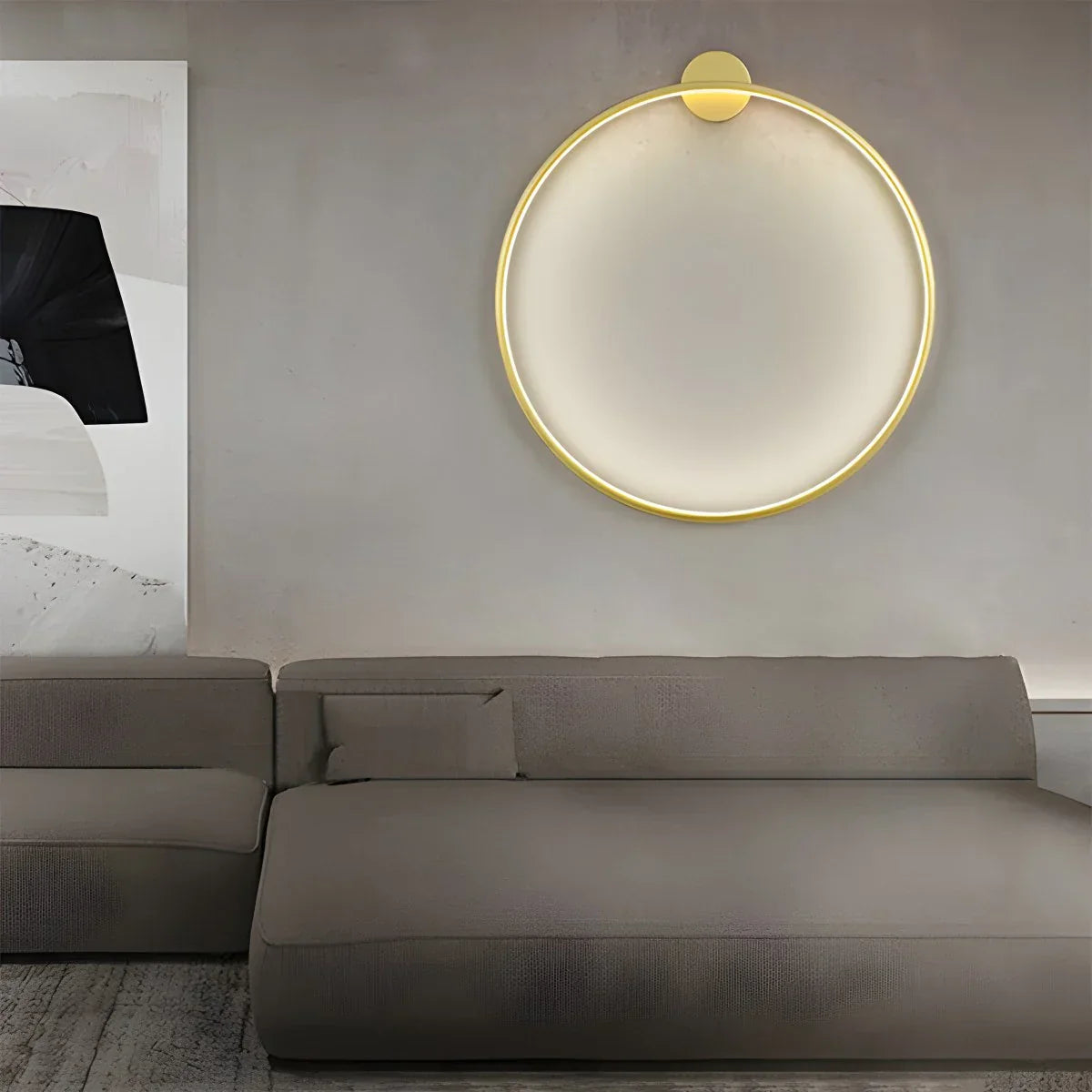 Mika – Applique murale cercle luxe léger