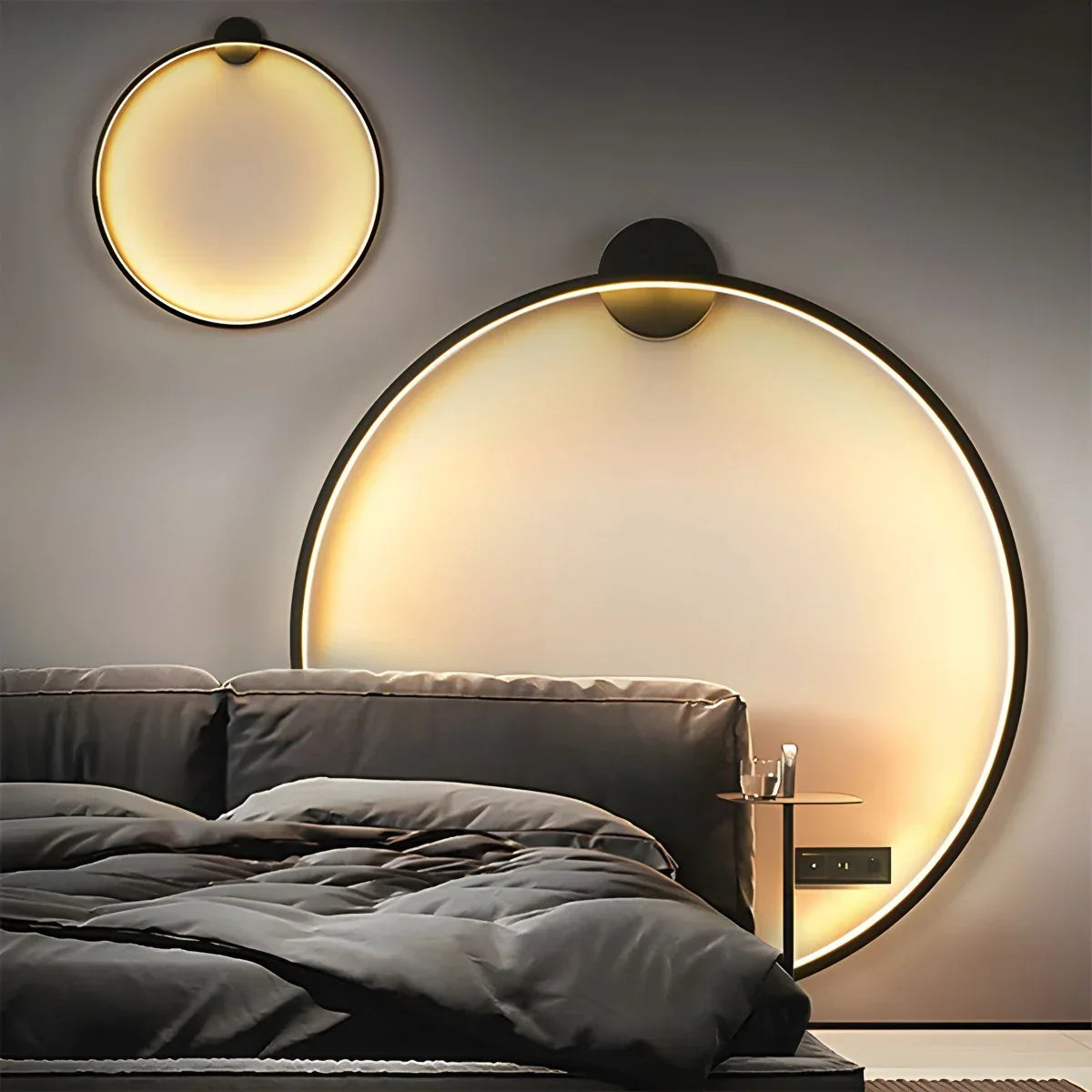 Mika – Applique murale cercle luxe léger