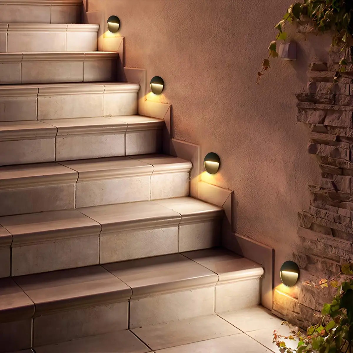 Daichi – Applique murale LED extérieure à étapes