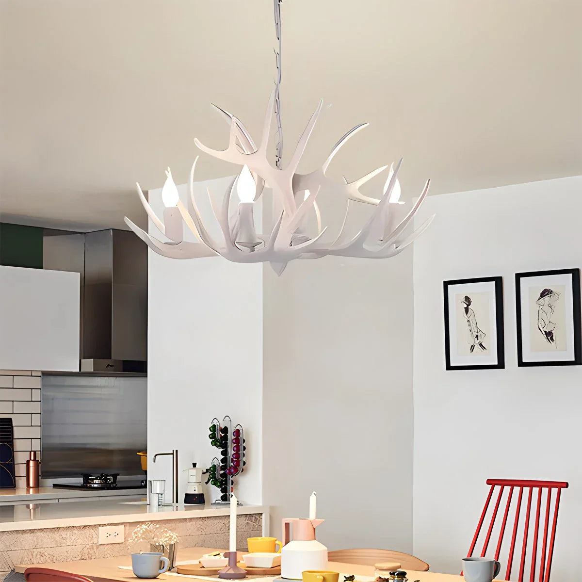Yukio – Lustre design en bois nordique