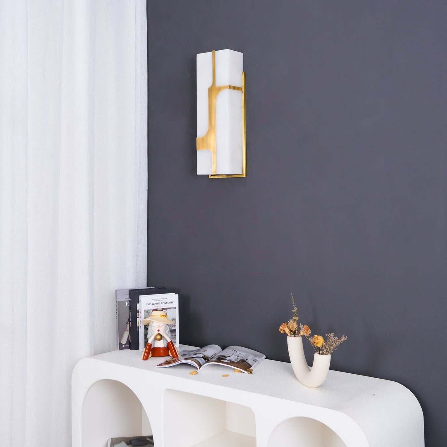 Ariel – Luminaire mural en marbre créatif