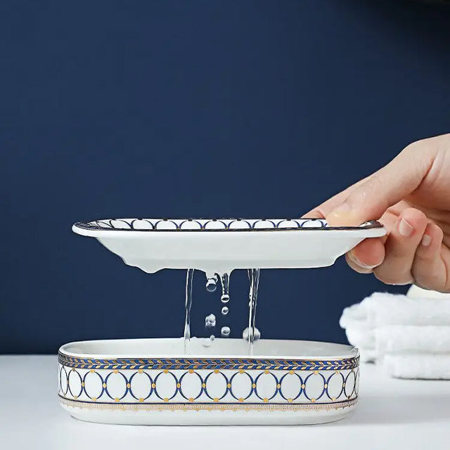 Sana – Porte-savon créatif en céramique pour lavabo