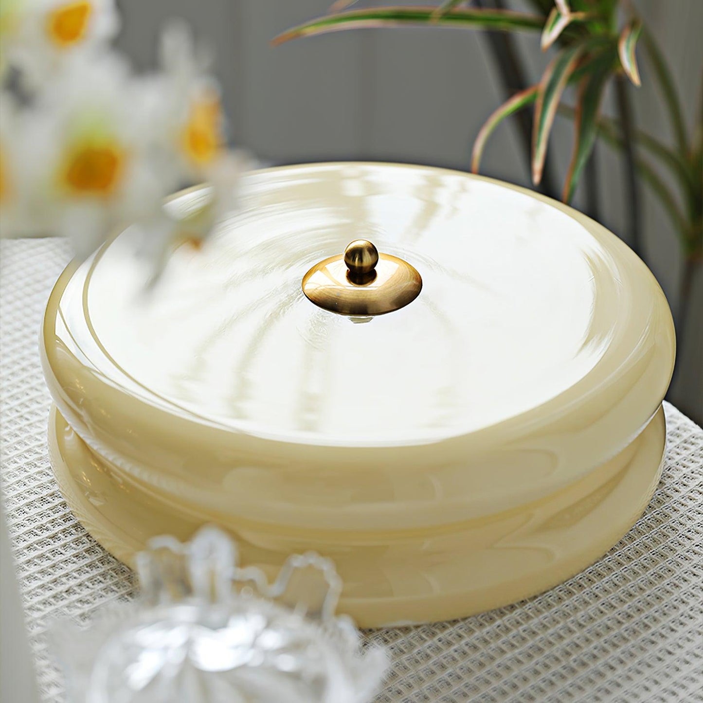 Amélie – Plafonnier Minimaliste au Design Cream