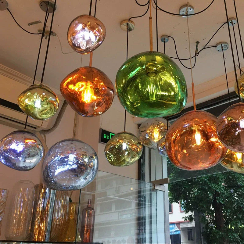 Aurelia – Suspension en Verre Nordique Postmoderne