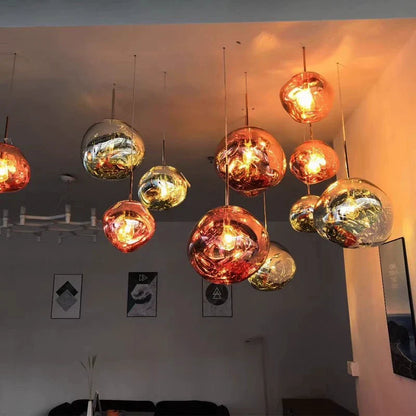Aurelia – Suspension en Verre Nordique Postmoderne