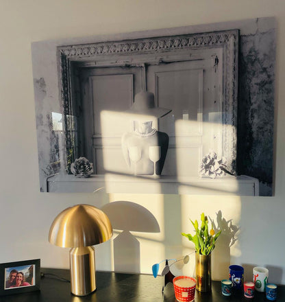 Stella – Lampe de table en métal design sculptural