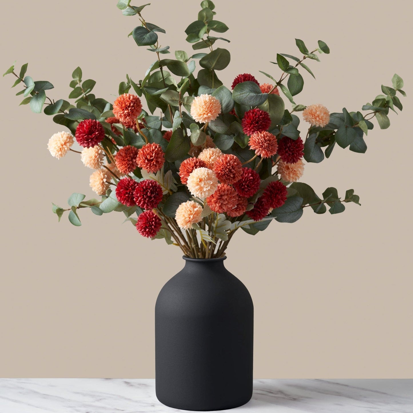Maria – Décoration de pissenlits en tons d'automne