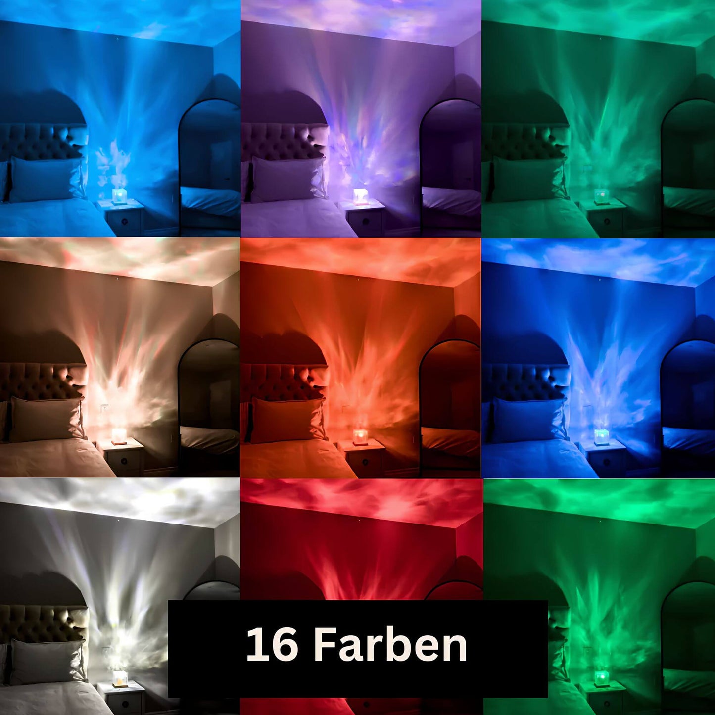 AuroreLume – Lampe LED effet aurores boréales