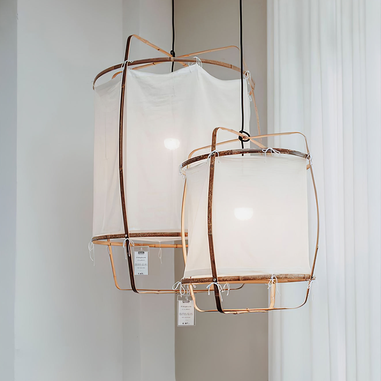 Asami – Suspension design en lin & bambou