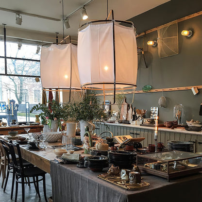 Asami – Suspension design en lin & bambou