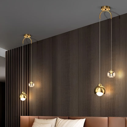 Laylah – Suspension Cristal Moderne
