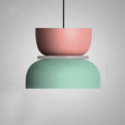 Lampe suspendue LED moderne et colorée