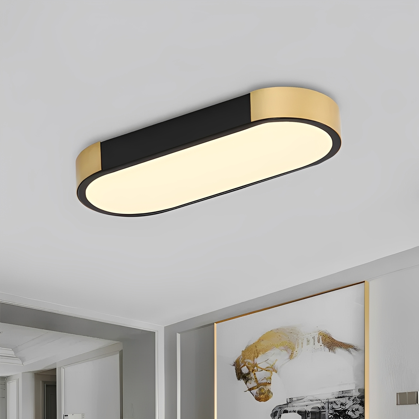 Rogie – Plafonnier Moderne en Fer