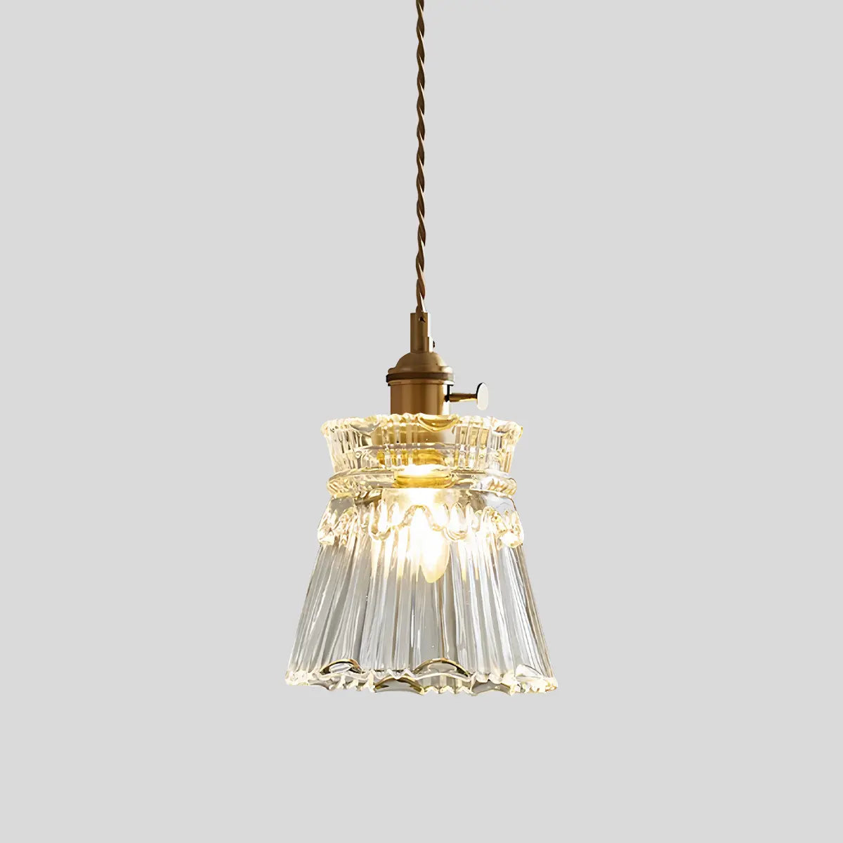 Hiroko – Suspension en verre rétro