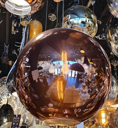 Orin – Suspension en verre ronde