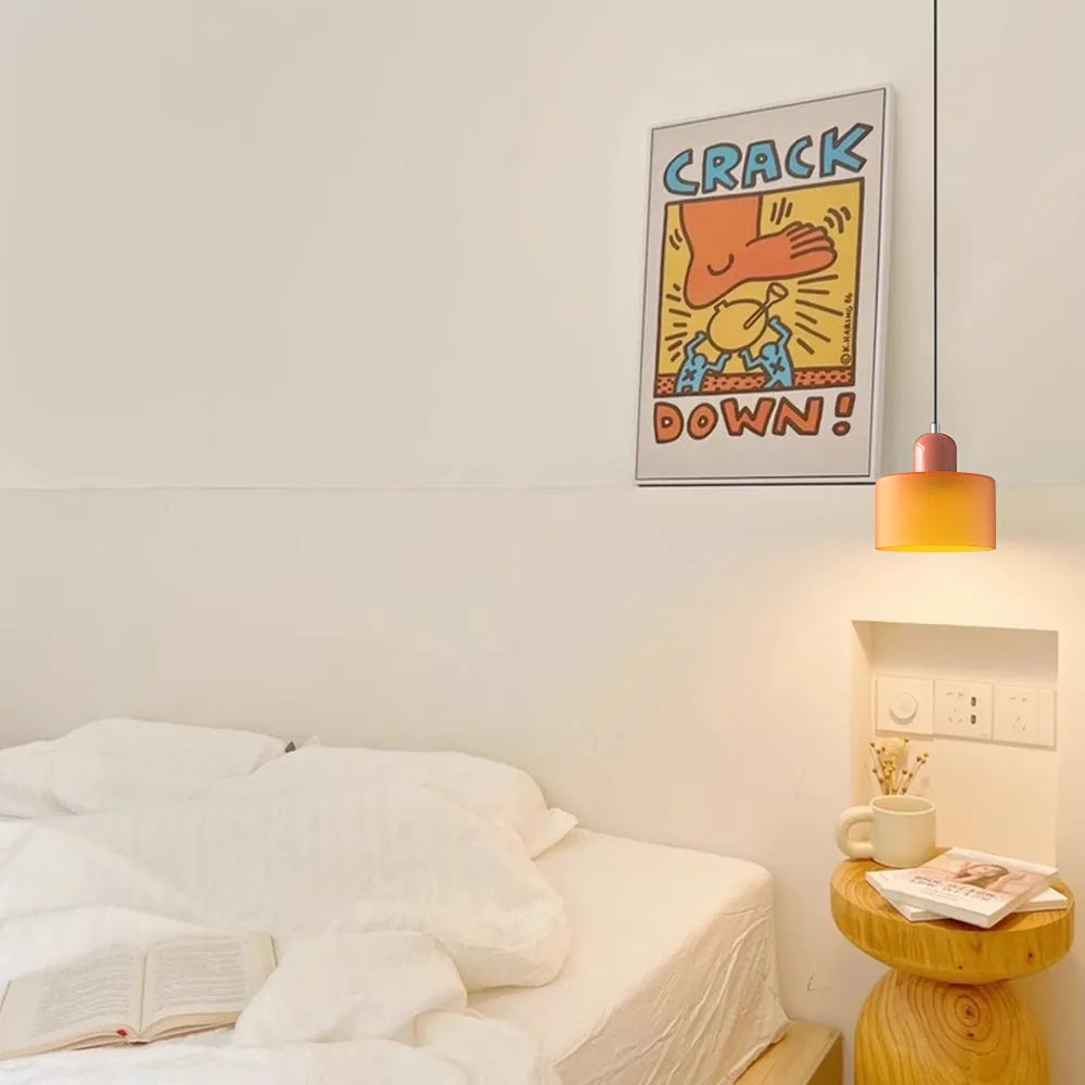Elin – Lampe pendante en verre ronde