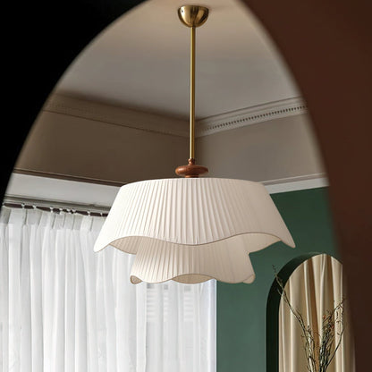 Himari – Lampe Suspendue Style Crème Ronde