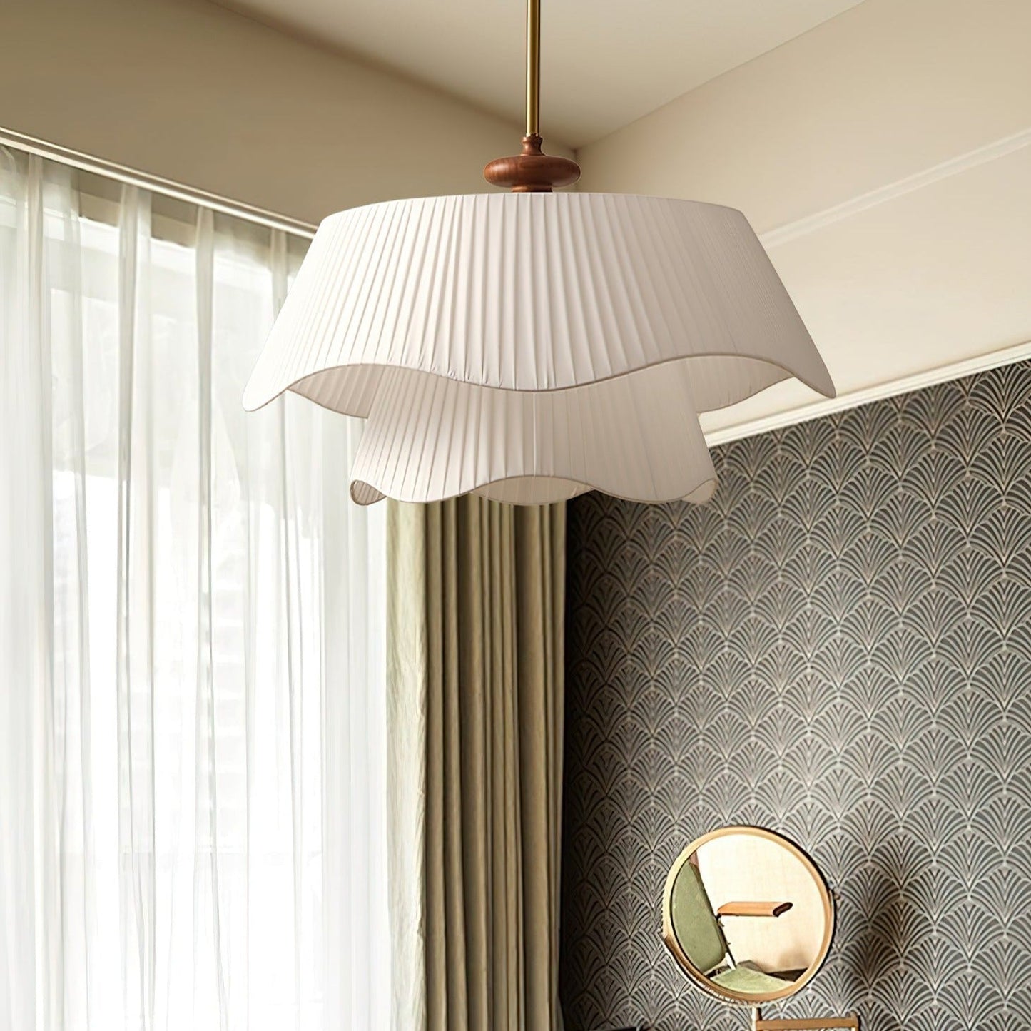 Poca – Plafonnier Style Crème Français