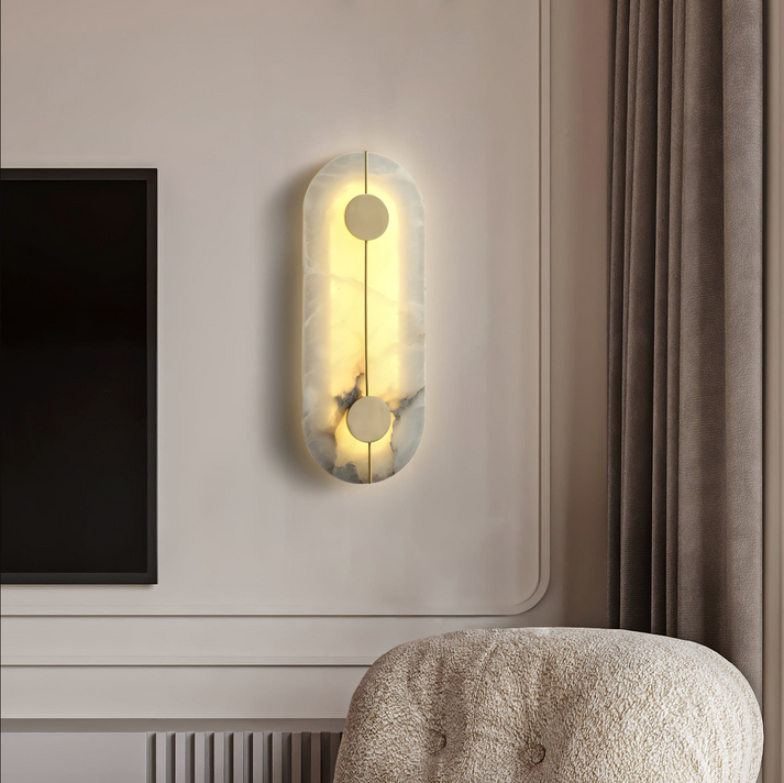 Kylie – Applique Murale en Marbre Minimaliste