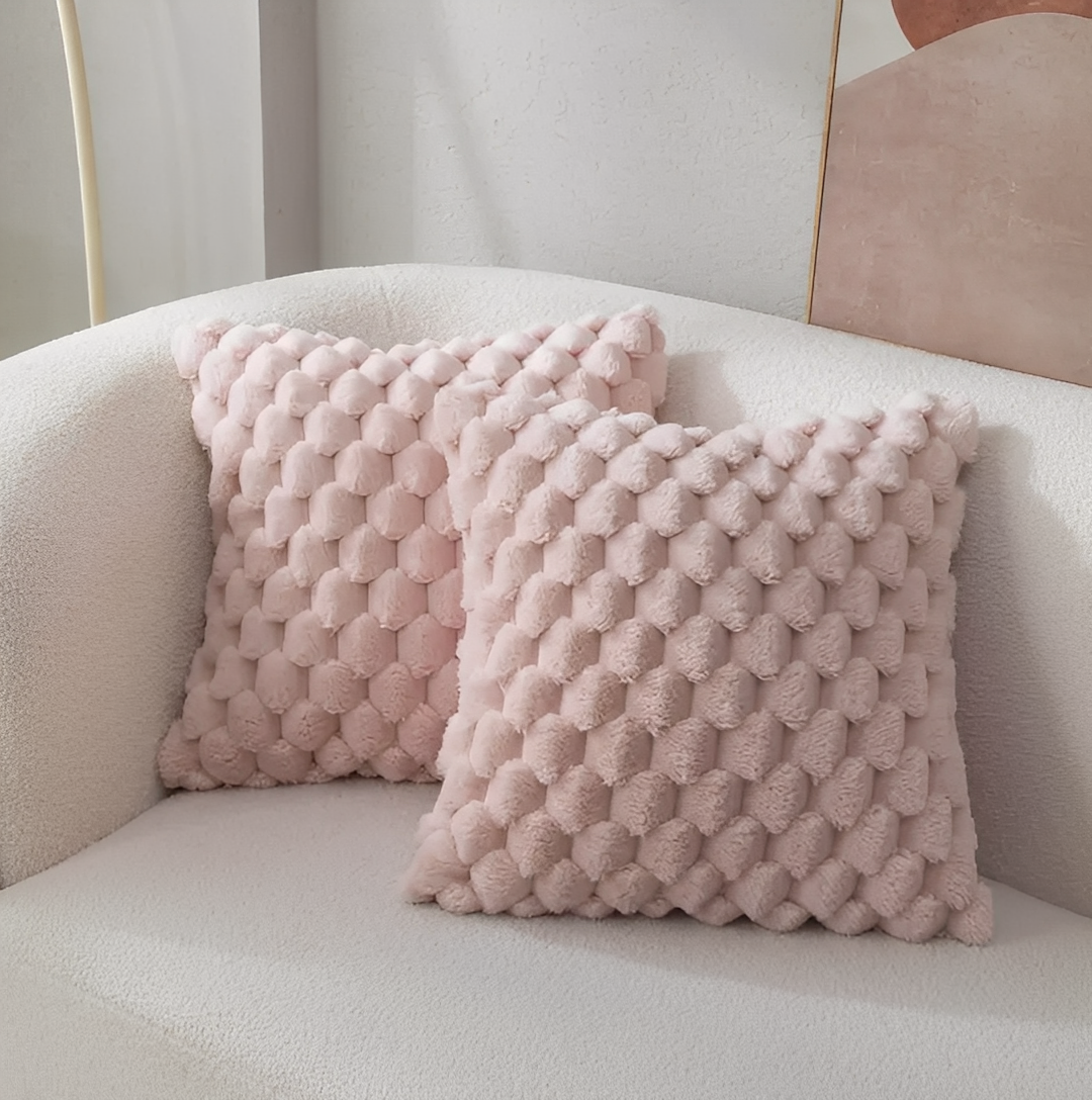 Talia – Doux Tissu Polaire Housse de Coussin