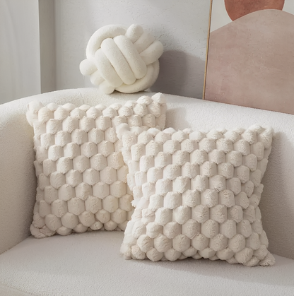 Talia – Doux Tissu Polaire Housse de Coussin