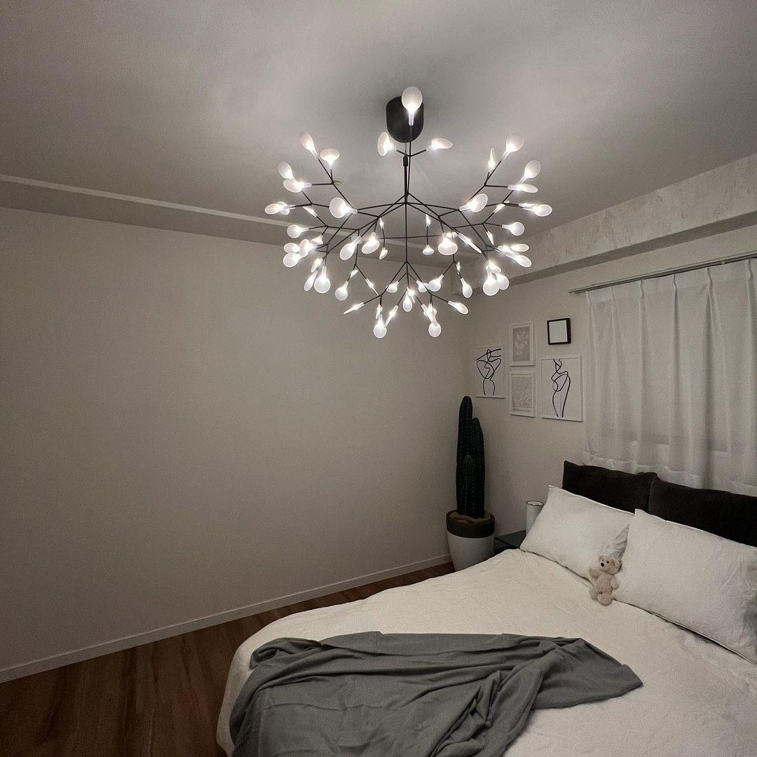Yuki – Lustre Créatif Branche de Feuilles
