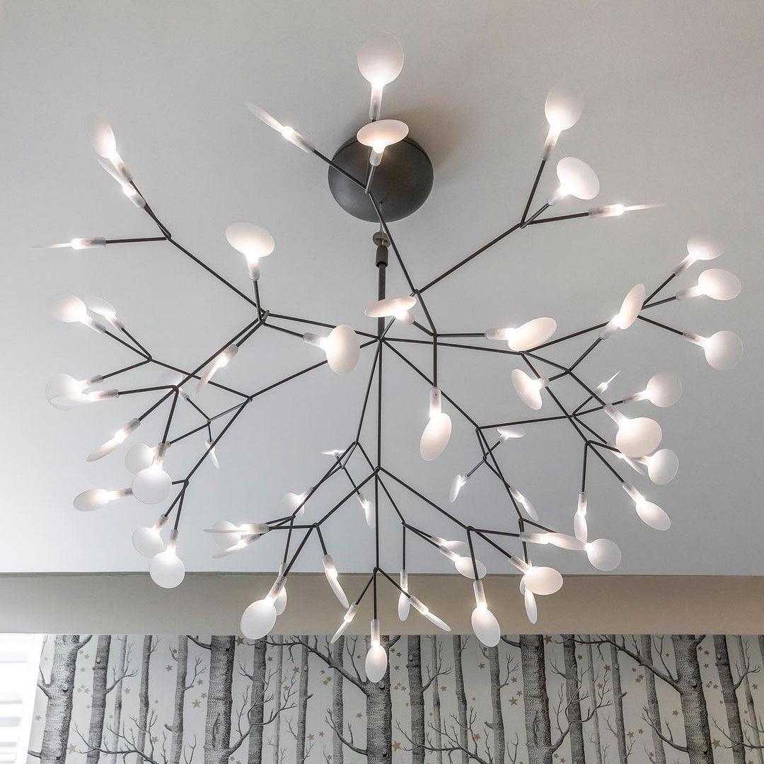 Yuki – Lustre Créatif Branche de Feuilles