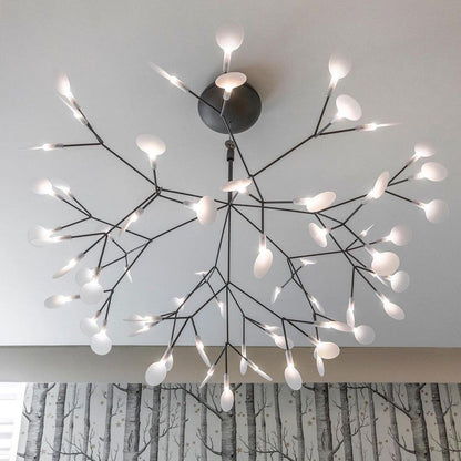 Yuki – Lustre Créatif Branche de Feuilles