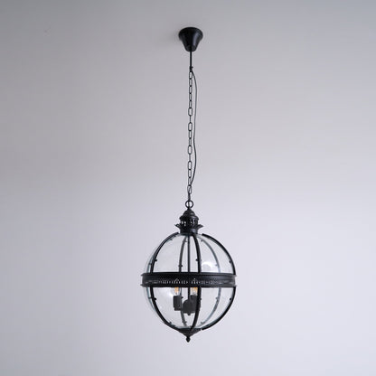 Gideon – Lustre en Verre Rond Retro