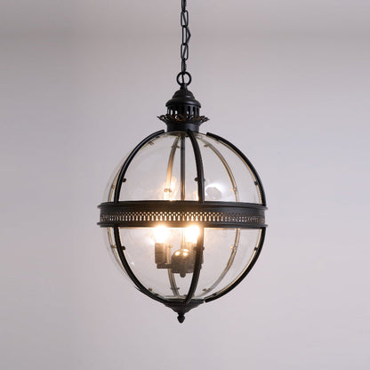 Gideon – Lustre en Verre Rond Retro