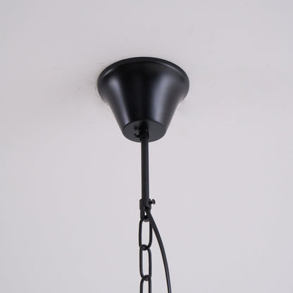 Gideon – Lustre en Verre Rond Retro