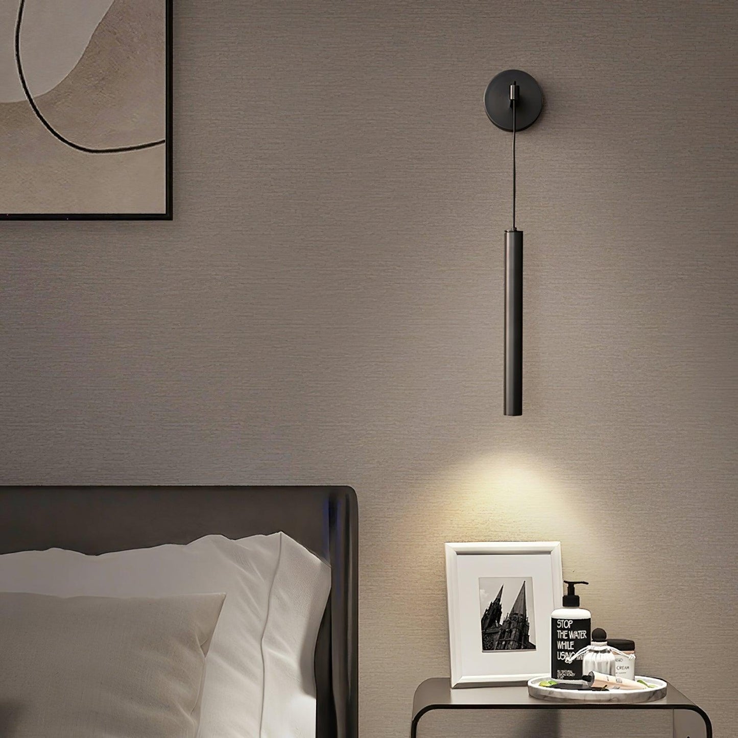Naira – Lampe Murale Créative avec Finition en Bois
