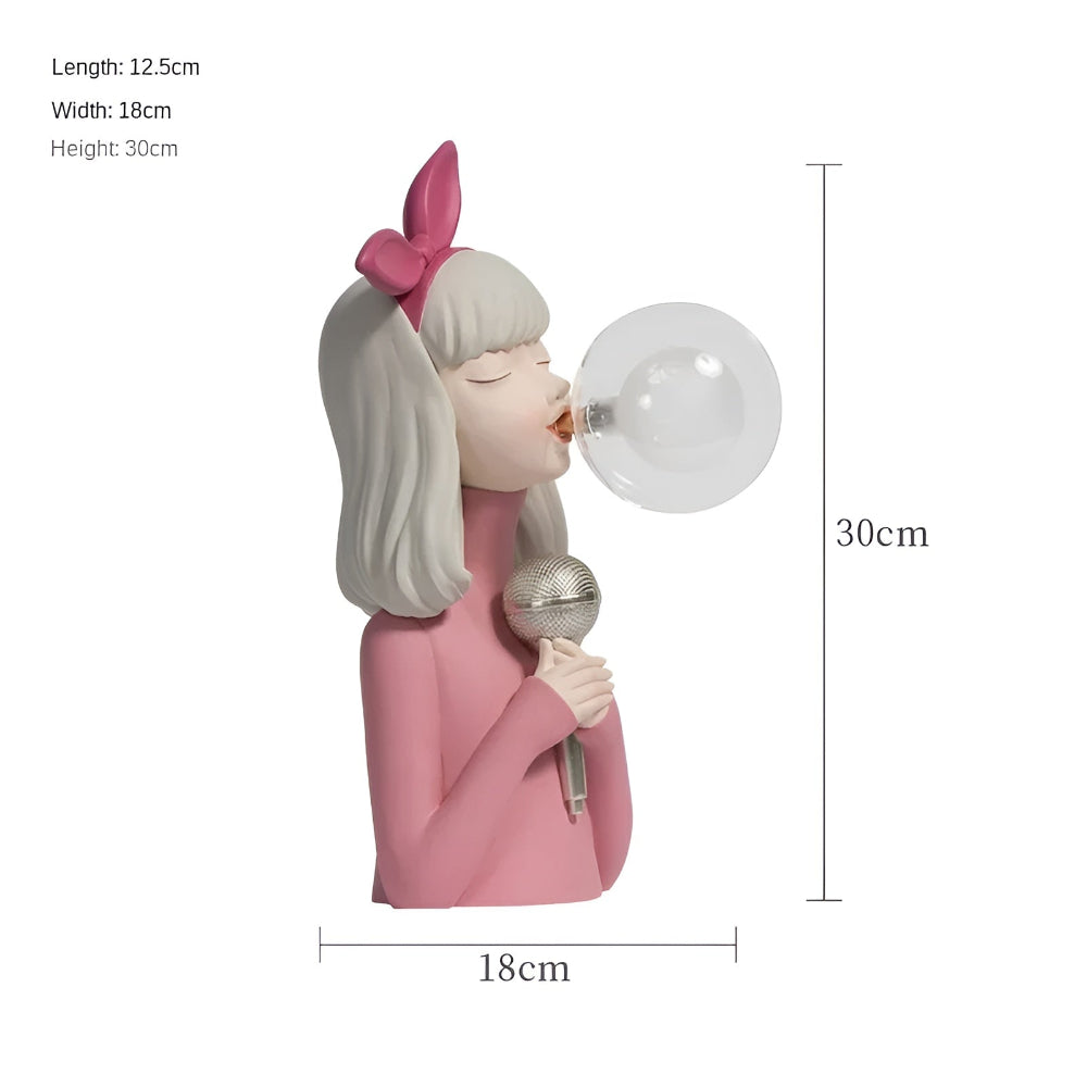 Marilou – Lampe de table moderne en résine