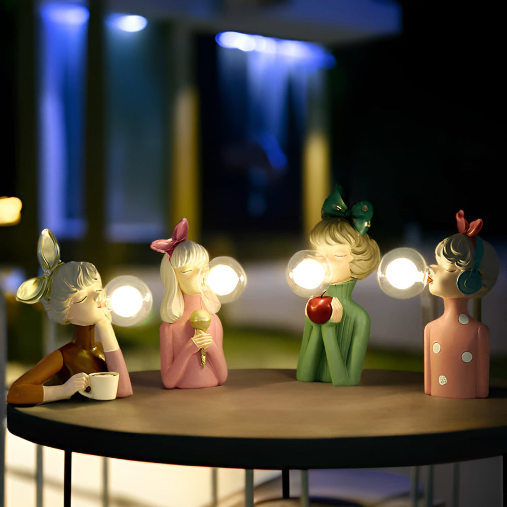 Marilou – Lampe de table moderne en résine