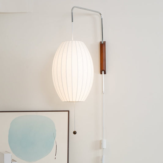 Isolde – Lampe Murale Créative en Soie