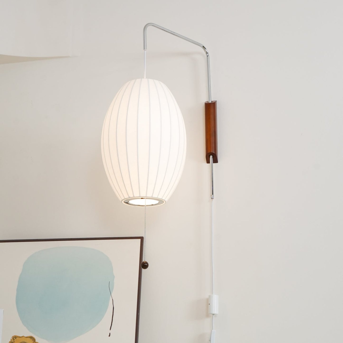 Isolde – Lampe Murale Créative en Soie